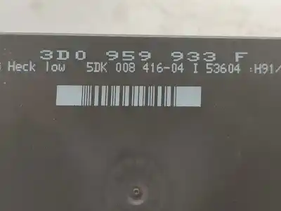 Pezzo di ricambio per auto di seconda mano modulo elettronico per volkswagen phaeton (3d1, 3d2, 3d3, 3d4, 3d6, 3d7, 3d8, 3d9) 3.0 v6 tdi 4motion riferimenti oem iam 3d0959933f  