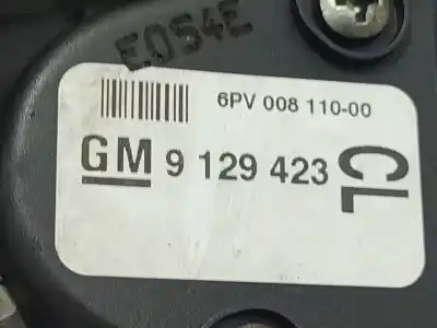 Автозапчасти б/у педальный потенциометр за opel corsa c (x01) 1.3 cdti (f08, f68) ссылки oem iam 9129423  