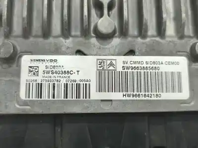 Second-hand car spare part ecu engine control for citroen c5 ii (rc_) 2.0 hdi (rcrhrh) oem iam references 9663885680  
