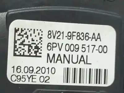 İkinci el araba yedek parçası pedal potansiyometre için ford fiesta vi (cb1, ccn) 1.6 tdci oem iam referansları 8v219f836aa  