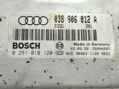 Автозапчастина б/у ебу контролер двигуна для audi a3 (8l1) 1.9 tdi посилання на oem iam 038906012a  