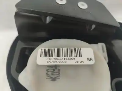 Second-hand car spare part rear right seat belt for saab 9-3 ranchera familiar (e50) 1.9 tid oem iam references 12755334  