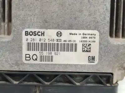 Peça sobressalente para automóvel em segunda mão centralina de motor uce por opel astra h gtc (a04) 1.9 cdti (l08) referências oem iam 55198921  