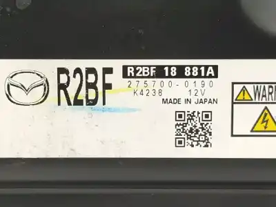 Second-hand car spare part ecu engine control for mazda 6 hatchback (gh) 2.2 d (gh10) oem iam references r2bf18881a  