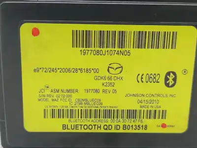 Pezzo di ricambio per auto di seconda mano modulo elettronico per mazda 6 hatchback (gh) 2.2 d (gh10) riferimenti oem iam b013518  