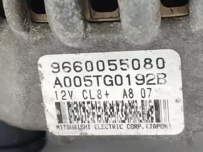 Автозапчастина б/у генератор для peugeot 207/207+ (wa_, wc_) 1.4 посилання на oem iam 5705kw  