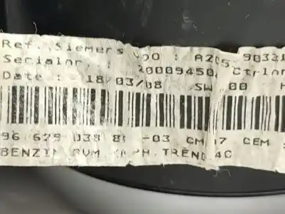 Автозапчастина б/у панель інструментів для peugeot 207/207+ (wa_, wc_) 1.4 посилання на oem iam 9662903880  