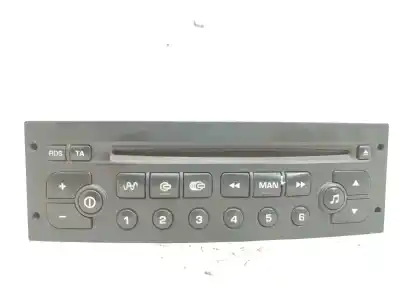 Second-hand car spare part audio system / radio cd for peugeot 206 fastback (2a/c) 1.6 16v oem iam references 