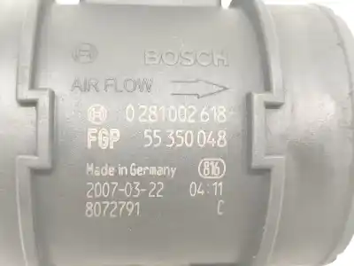 Second-hand car spare part flowmeter for opel vectra c gts (z02) 1.9 cdti (f68) oem iam references 55350048  