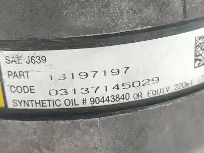 Second-hand car spare part air conditioning compressor for opel vectra c gts (z02) 1.9 cdti (f68) oem iam references 13265616  