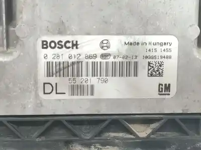 Second-hand car spare part ecu engine control for opel vectra c gts (z02) 1.9 cdti (f68) oem iam references 55201790  