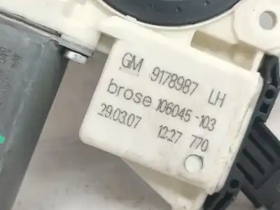 Second-hand car spare part left front window motor for opel vectra c gts (z02) 1.9 cdti (f68) oem iam references 9178987lh  