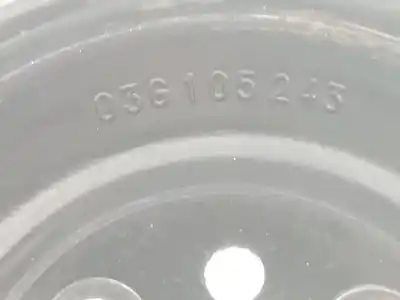 Автозапчастина б/у шків колінчастого вала для skoda octavia ii combi (1z5) 2.0 tdi 16v посилання на oem iam 03g105243  