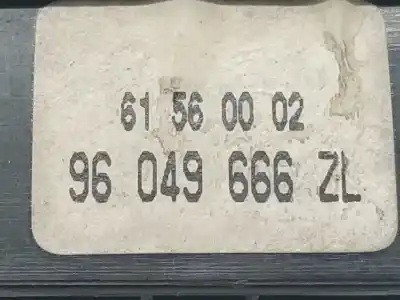 Second-hand car spare part indicator switch for ligier ambra 0.5 oem iam references 96049666zl  