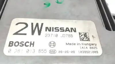 Peça sobressalente para automóvel em segunda mão centralina de motor uce por nissan qashqai / qashqai +2 i (j10, nj10, jj10e) 2.0 dci referências oem iam   