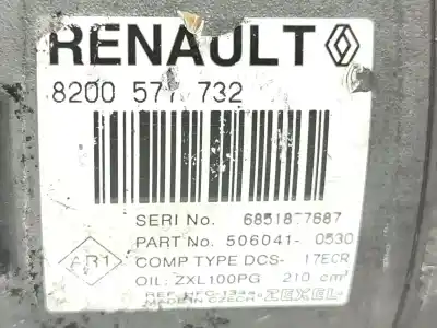 Автозапчастина б/у компресор кондиционера для renault laguna ii (bg0/1_) 2.0 dci (bg1t) посилання на oem iam 8200577732   Автозапчастина б/у компресор кондиционера для renault laguna ii (bg0/1_) 2.0 dci (bg1t) посилання на oem iam 8200577732
