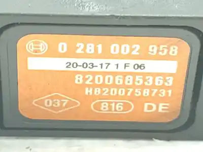 Автозапчастина б/у датчик тиску для renault laguna ii (bg0/1_) 2.0 dci (bg1t) посилання на oem iam 8200685363   Автозапчастина б/у датчик тиску для renault laguna ii (bg0/1_) 2.0 dci (bg1t) посилання на oem iam 8200685363