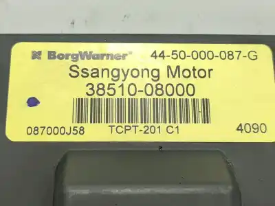 Tweedehands auto-onderdeel elektronische module voor ssangyong rexton / rexton ii (gab_) 2.7 xdi oem iam-referenties 3851008000  