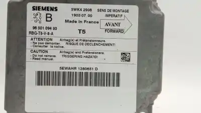 Автозапчастина б/у блок управління подушками безпеки для peugeot 307 break (3e) 2.0 hdi 110 посилання на oem iam 9650109480  