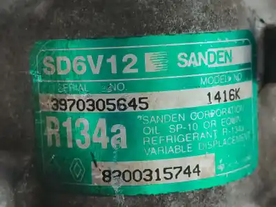 Автозапчасти б/у компрессор кондиционера воздуха за renault clio ii (bb_, cb_) 1.5 dci (b/c2j) ссылки oem iam 8200866436  