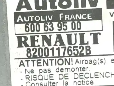 İkinci el araba yedek parçası hava yastigi kontrol ünitesi için renault scénic i monospace (ja0/1_, fa0_) 1.9 dci (ja05, ja1f) oem iam referansları 8200117652b  