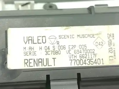 İkinci el araba yedek parçası isitma / klima kontrolü için renault scénic i monospace (ja0/1_, fa0_) 1.9 dci (ja05, ja1f) oem iam referansları 77004355401  