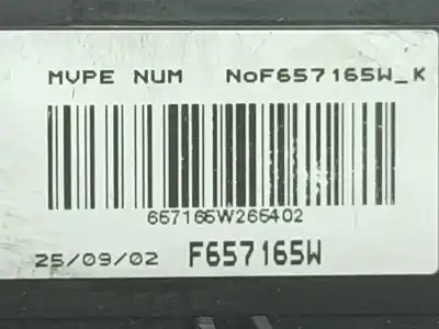 İkinci el araba yedek parçası isitma direnci için renault scénic i monospace (ja0/1_, fa0_) 1.9 dci (ja05, ja1f) oem iam referansları f657165w  