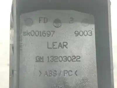 Peça sobressalente para automóvel em segunda mão botão / interruptor elevador vidro dianteiro direito por opel vectra c gts (z02) 1.9 cdti (f68) referências oem iam 13203022  