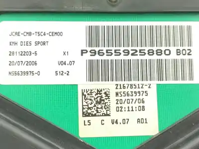 Second-hand car spare part dashboard for peugeot 307 break (3e) 2.0 hdi 135 oem iam references 821165  