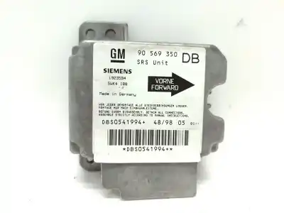 Second-hand car spare part airbag control unit for opel vectra b ranchera familiar (j96) 2.0 dti 16v (f35) oem iam references 90569350