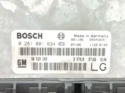 Second-hand car spare part ecu engine control for opel vectra b ranchera familiar (j96) 2.0 dti 16v (f35) oem iam references 90569348  