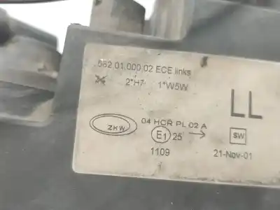 Second-hand car spare part left headlight for bmw 3 (e46) 320 d oem iam references 63127165775  