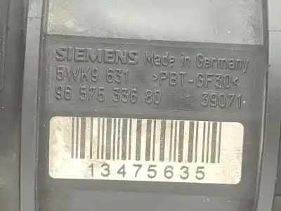 Pezzo di ricambio per auto di seconda mano misuratore di flusso per citroen c3 i (fc_, fn_) 1.4 hdi riferimenti oem iam 9657533680  