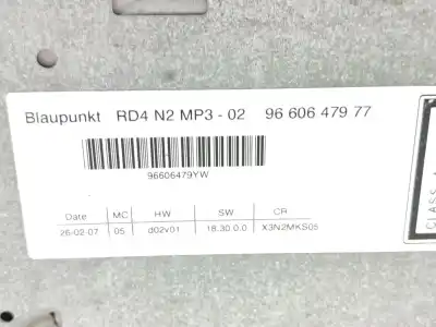 Автозапчасти б/у аудиосистема / радио cd за citroen c5 ii (rc_) 2.0 hdi (rcrhrh) ссылки oem iam 9660647977   Автозапчасти б/у аудиосистема / радио cd за citroen c5 ii (rc_) 2.0 hdi (rcrhrh) ссылки oem iam 9660647977