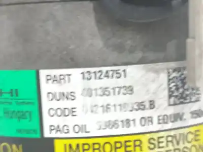 Автозапчасти б/у компрессор кондиционера воздуха за opel astra h (a04) 1.7 cdti (l48) ссылки oem iam 93190259  