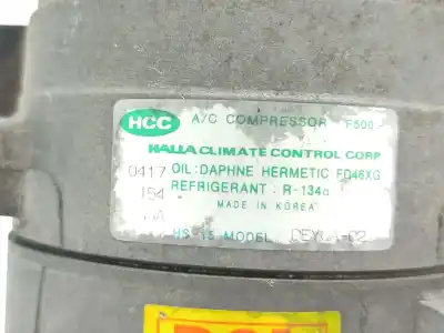 Автозапчастина б/у компресор кондиционера для hyundai accent ii (lc) 1.5 crdi посилання на oem iam 9770125200  