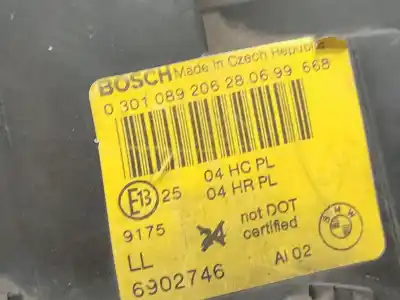 Peça sobressalente para automóvel em segunda mão farol / farolim direito por bmw 3 (e46) 320 d referências oem iam 63127165776  6902746