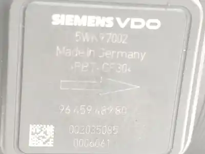 Peça sobressalente para automóvel em segunda mão medidor de massa de ar por peugeot 407 (6d_) 2.0 hdi 135 (6drhrh, 6drhre, 6drhrg, 6drhrj) referências oem iam 9645948980  9645948980
