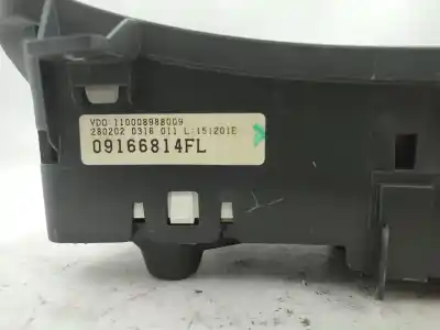 Peça sobressalente para automóvel em segunda mão quadrante por opel corsa c (x01) 1.2 (f08, f68) referências oem iam 09166814fl  