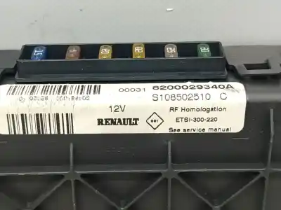 İkinci el araba yedek parçası röle/sigorta kutusu için renault scénic i monospace (ja0/1_, fa0_) 1.9 dti (ja0n) oem iam referansları 8200029340a  8200029340a