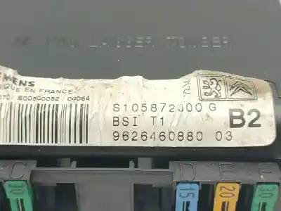 Автозапчастина б/у електронний модуль для peugeot 206 fastback (2a/c) 1.4 i посилання на oem iam 9626460880 s105872000g 