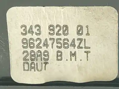 Автозапчастина б/у перерівний контроль для peugeot 206 fastback (2a/c) 1.4 i посилання на oem iam 96247564zl 34392001 