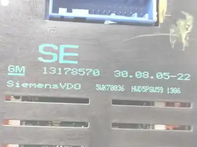 Автозапчасти б/у многофункциональный дисплей за opel astra h (a04) 1.4 (l48) ссылки oem iam 13178570  5wk70036