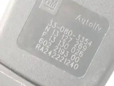 Автозапчастина б/у правий натяжач подушки безпеки для opel astra h (a04) 1.4 (l48) посилання на oem iam 93179241  13127269