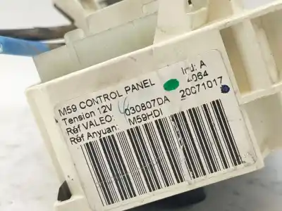 Second-hand car spare part heating / air conditioning control panel for citroen berlingo / berlingo first monospace (mf_, gjk_, gfk_) 1.6 hdi 90 (mf9hx) oem iam references 030807da  