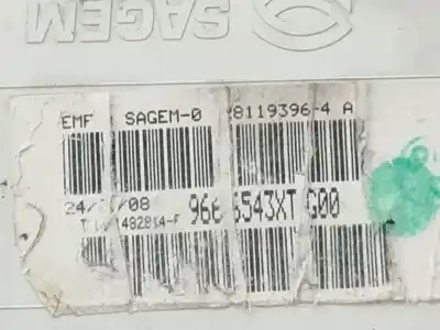 Peça sobressalente para automóvel em segunda mão display gps / multimídia por citroen berlingo / berlingo first monospace (mf_, gjk_, gfk_) 1.6 hdi 90 (mf9hx) referências oem iam 9666543xt  281193964