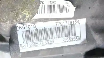 Автозапчастина б/у коробка передач для renault laguna ii (bg0/1_) 1.9 dci (bg08, bg0g) посилання на oem iam 7701478251  