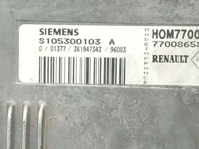 Автозапчасти б/у блок управления двигателем за renault megane i (ba0/1_) 1.6 e (ba0f, ba0s) ссылки oem iam 7700860319  7700860319