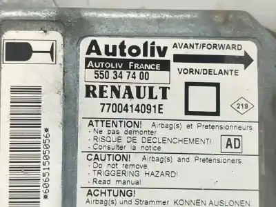 Автозапчасти б/у блок управления подушками безопасности за renault megane i (ba0/1_) 1.6 e (ba0f, ba0s) ссылки oem iam 7700414091e  7700414091e