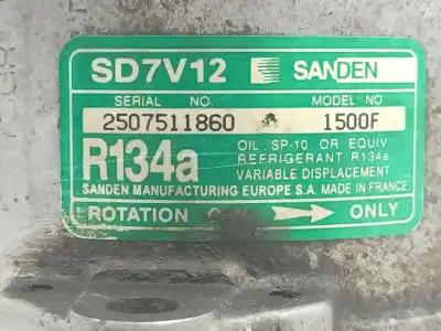 Автозапчасти б/у компрессор кондиционера воздуха за citroen xsara (n1) 1.6 i ссылки oem iam 6453n1  sd7v121500f